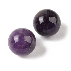 Natural Amethyst No Hole Sphere Beads&nbsp;G-K353-04D-03