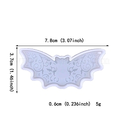 Bat Food Grade Silicone Halloween Pendant Decration Molds&nbsp;SIMO-PW0006-054