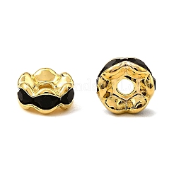 Brass Rhinestone Spacer Beads&nbsp;RSB028NF-04G