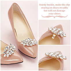 6Pcs 3 Styles Detachable Alloy Rhinestone Shoe Buckle Clips&nbsp;AJEW-PH0011-60