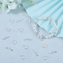 10Pcs Eco-friendly Brass Toggle Clasps&nbsp;KK-BBC0009-93