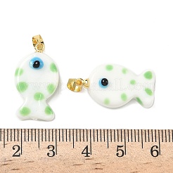 Handmade Lampwork Pendants&nbsp;LAMP-G168-04E