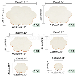 Wooden Blank Plates Set&nbsp;DIY-WH0016-66