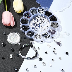 DIY Acrylic & ABS Plastic Imitation Pearl Beads Bracelets Making Kits&nbsp;DIY-FS0006-50