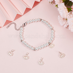 5Pcs 925 Sterling Silver Pendants&nbsp;STER-BBC0001-53