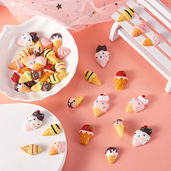 50Pcs 10 Styles Resin Decoden Cabochons&nbsp;RESI-CJ0001-230