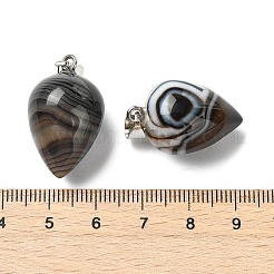Natural Banded Agate Pendants&nbsp;GG-K002-13E