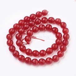 Natural Malaysia Jade Beads Strands&nbsp;G-K288-8mm-04
