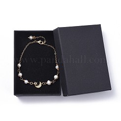 Natural Pearl Link Bracelets&nbsp;BJEW-JB04884