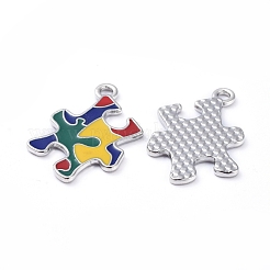 Enamel Alloy Pendants&nbsp;ENAM-G192-03P