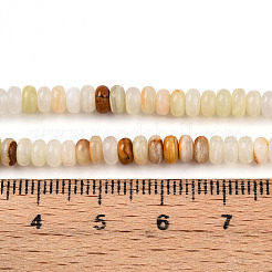 Natural Green Banded Calcite(Afghan Jade) Beads Strands&nbsp;G-T140-79