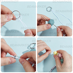 DIY Jewelry Keychain Making Kits&nbsp;DIY-BM0002-02