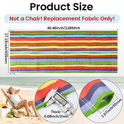 1Pc Stripe Pattern Chair Polycotton Cloth&nbsp;AJEW-GF0015-38I