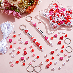Valentine's Day/Mother's Day DIY Keychain Making Kits&nbsp;DIY-BM0001-37
