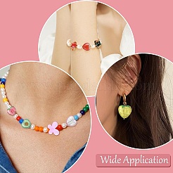 30Pcs 5 Colors Transparent Acrylic Beads&nbsp;MACR-CJ0002-44