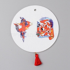 Felt Heat Tranfer Printing Scented Pieces Set&nbsp;DIY-WH0225-54