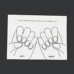 Paper Manicure Display Cards&nbsp;LS-DIY-B062-01A