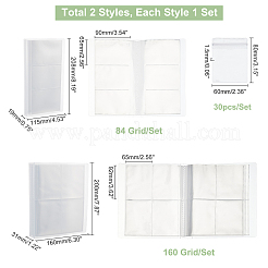 2 Sets 2 Style PVC Transparent Storage Bag&nbsp;AJEW-PH0003-02