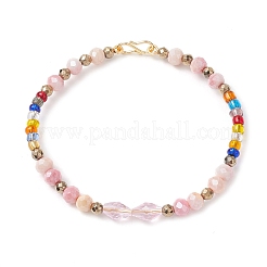 3Pcs 3 Colors Glass Beaded Bracelets for Women&nbsp;BJEW-JB12137