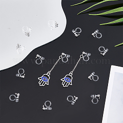30Pcs 304 Stainless Steel Clip-on Earring Findings&nbsp;STAS-UN0051-66