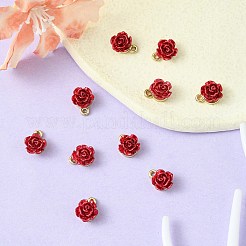 Rack Plating Alloy Charms&nbsp;PALLOY-YW0003-26