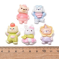 Animal Theme Opaque Resin Cabochons&nbsp;RE-CBA4416-01