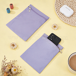 Canvas Cloth Zipper Bags&nbsp;ABAG-WH0077-09A-01