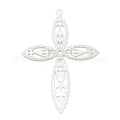 Non-Tarnish 201 Stainless Steel Filigree Pendants&nbsp;STAS-K257-21P