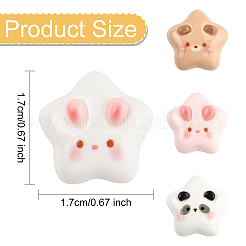 10PCS Cartoon Resin Cabochones&nbsp;RESI-YW0004-58
