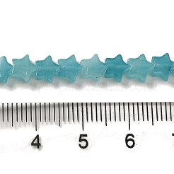 Dyed Natural Amazonite Beads Strands&nbsp;G-G085-B30-02