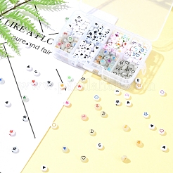 8 Styles Opaque Acrylic Beads&nbsp;SACR-FS0001-27