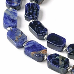 Natural Sodalite Beads Strands&nbsp;G-C098-A08-01