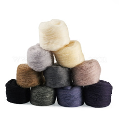 50G 10 Styles Needle Felting Wool Roving&nbsp;DIY-TA0012-77