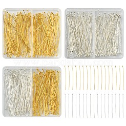 160Pcs 2 Colors Brass Ball Head Pins&nbsp;KK-YW0002-91