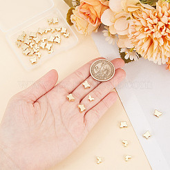 40Pcs 2 Style Brass Beads&nbsp;KK-GO0001-03