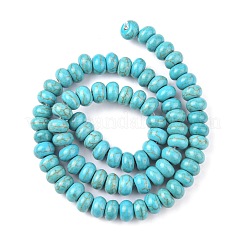 Synthetic Turquoise Beads Strands&nbsp;TURQ-G109-8x5mm-06