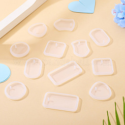 12Pcs 6 Styles DIY Pendant Silicone Molds&nbsp;DIY-TA0015-35