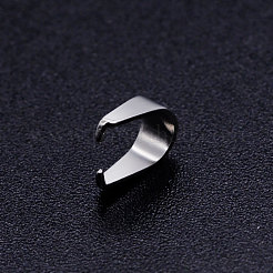 Tarnish Resistant 201 Stainless Steel Snap on Bails&nbsp;STAS-S105-JN470-1-7