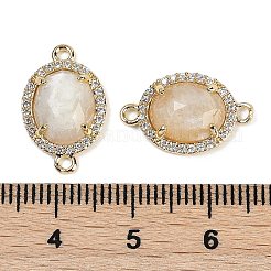 Natural Moonstone Faceted Oval Links&nbsp;G-B126-05G-06