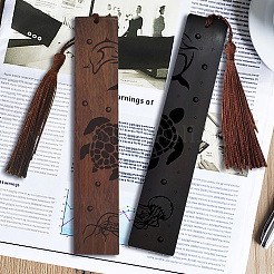 1 set Wood Bookmarks Set&nbsp;AJEW-CP0001-78B