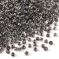100G Transparent Inside Colours Glass Seed Beads&nbsp;SEED-TA0001-43