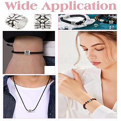 130Pcs Tibetan Style Alloy European Beads&nbsp;MPDL-LP0001-01