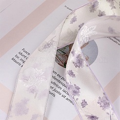 Polyester Lock Edge Printed Flower Ribbon&nbsp;PW-WG70ADC-02