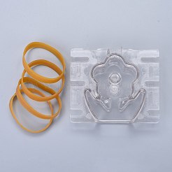 Flower Plastic Candle Molds&nbsp;DIY-I035-12