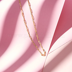 Brass Paperclip Chain Necklaces&nbsp;JN975A