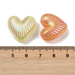 Luminous & UV Plating Opaque Acrylic Beads&nbsp;OACR-B031-24