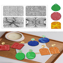 Silicone Clay Texture Mat&nbsp;AJEW-WH0447-041