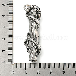 316 Surgical Micro Pave Cubic Zirconia Stainless Steel Pendants&nbsp;STAS-Z073-60AS-01