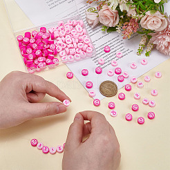 160POcs 2 Colors Handmade Polymer Clay Beads&nbsp;CLAY-ME0001-04