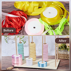 Wooden Ribbon Holder&nbsp;DIY-WH0622-262